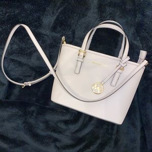 Michael Kors Travel Extra-Small Saffiano Leather Top-Zip Tote Bag